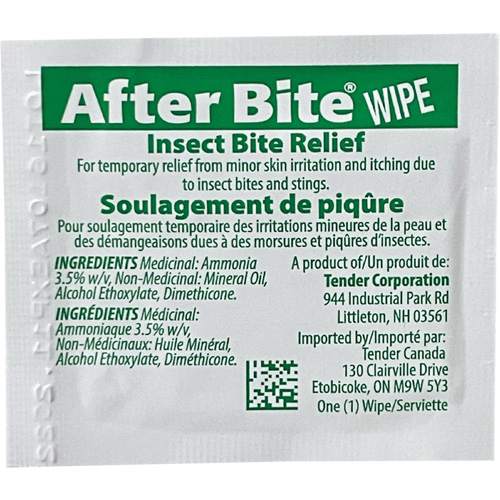 Tampons pour soulagement des piqûres d'insectes After Bite Kelford