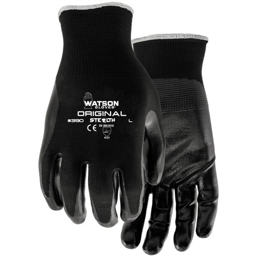 Stealth Original Coated Gloves, 7/Small, Nitrile Coating, 13 Gauge, Nylon Shell Kelford