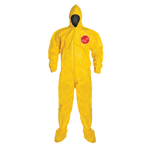Coveralls, Medium, Yellow, Tychem&reg; 2000 Kelford
