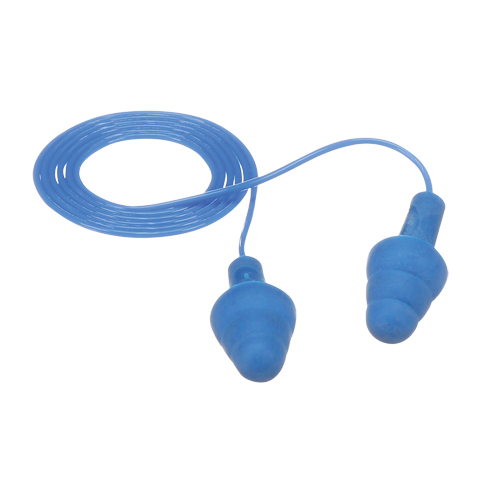 Bouchons d'oreilles d&eacute;tectables E-A-Rsoft UltraFit, Avec cordon, R&eacute;gulier, Vrac - Sac en poly, NRR dB 25 Kelford