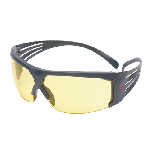 SecureFit 600 Series Safety Glasses, Amber Lens, Anti-Fog, ANSI Z87+/Meets/Exceeds CSA Z94.3 Kelford