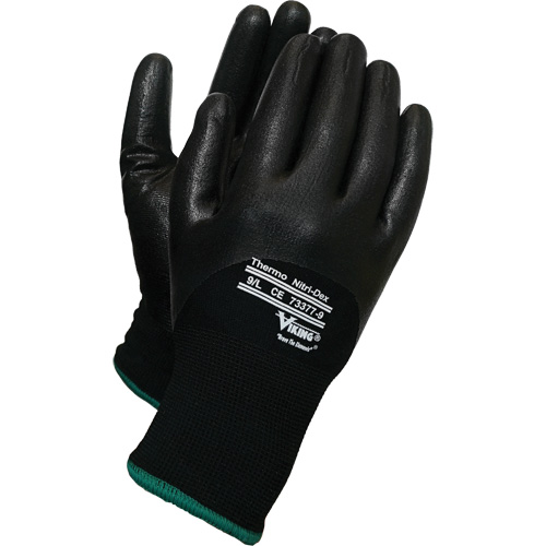 Thermo Nitri-Dex Gloves, 8/Medium, Nitrile Coating, 15 Gauge, Nylon Shell Kelford