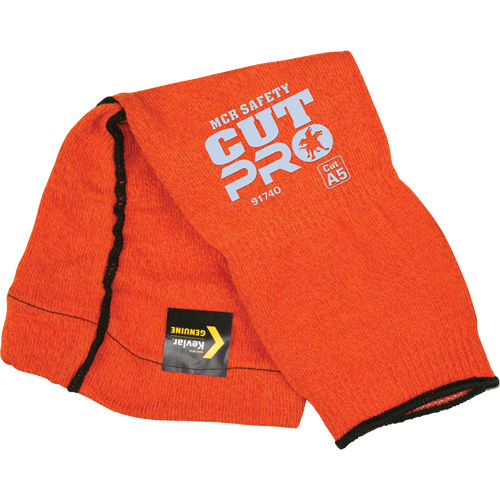 Manches Memphis avec trou pour le pouce, Kevlar, 14", ASTM ANSI niveau A5, Orange Kelford