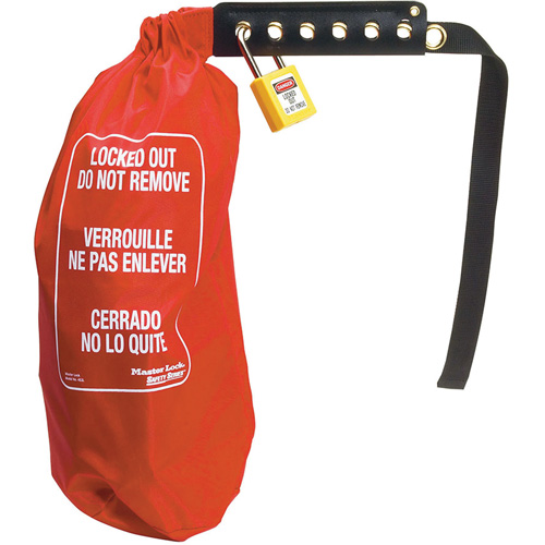 Sac de cadenassage &eacute;lectrique pour prise surdimensionn&eacute;e & contr&ocirc;le de palan, Type Prise Kelford