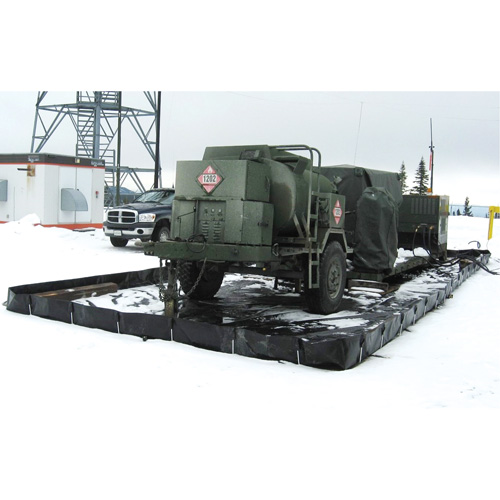 Insta-Berm L-Rod, 748 US gal. Capacity, 10' W x 10' L x 12" H, L-Bracket Kelford