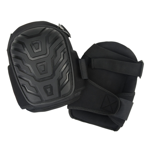 PVC Cap Knee Pads, Buckle/Hook and Loop Style, Plastic Caps, Foam Pads Kelford