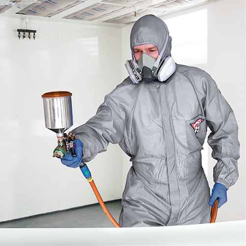 ProPlus Gard Protective Coveralls, Nylon, Large, Grey Kelford