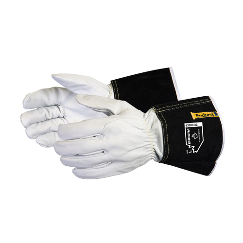 Endura&reg; Welding Glove, Grain Goatskin, Size Small Kelford