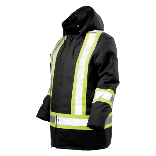 Parka de s&eacute;curit&eacute;, Noir, Grand Kelford