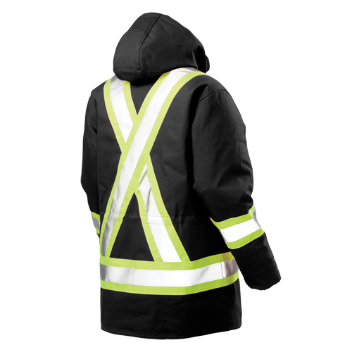 Parka de s&eacute;curit&eacute;, Noir, Grand Kelford