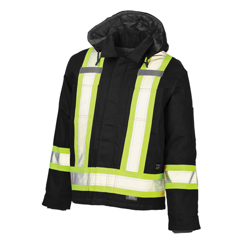 Manteau de s&eacute;curit&eacute;, Noir, Grand Kelford