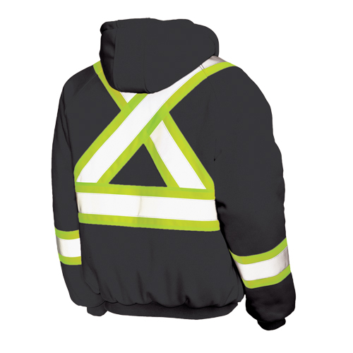 Chandail avec capuchon de s&eacute;curit&eacute;, Polyester, Grand, Noir Kelford