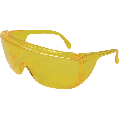 Lunettes de s&eacute;curit&eacute; s&eacute;rie 1400 Veratti Tuff Spec, Lentille Ambr&eacute;e, ANSI Z87+/R&eacute;pond ou surpasse la norme CSA Z94.3 Kelford