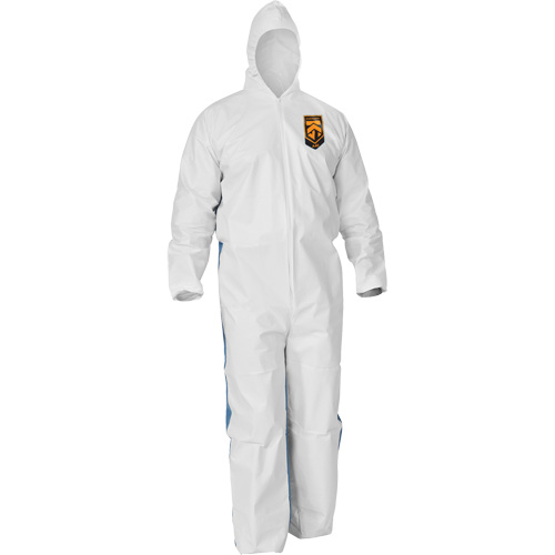 Combinaisons avec dos respirant Kleenguard A40, Grand, Bleu/Blanc, Microporeux/SMS Kelford