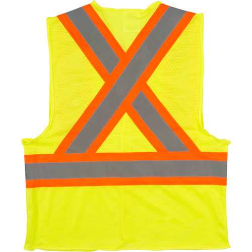 Veste de s&eacute;curit&eacute; pour la circulation, Jaune lime haute visibilit&eacute;, Moyen, Polyester Kelford