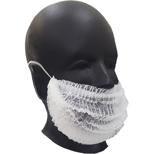 Beard Covers, Polypropylene, White Kelford