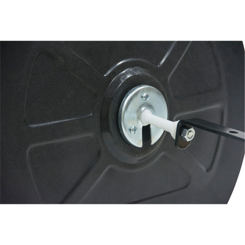 Miroir convexe rectangulaire/rond avec support, 12" h x 18" la, Int&eacute;rieur/Ext&eacute;rieur Kelford