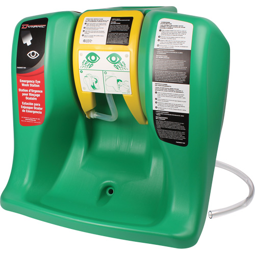 Dynamic Eyewash Station, Gravity-Fed, 16 gal. Capacity, Meets ANSI Z358.1 Kelford