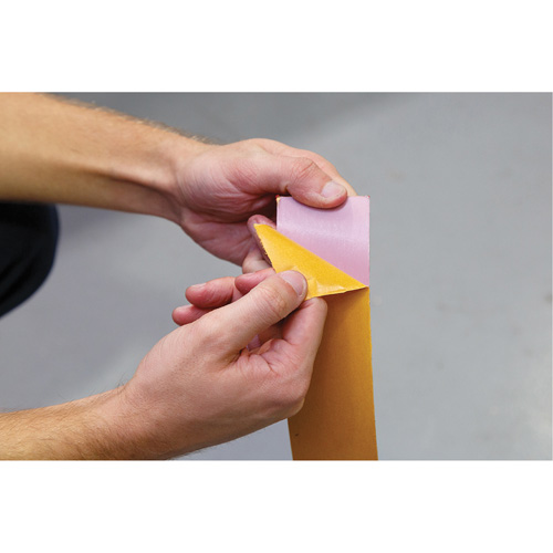 Tough-Mark Heavy-Duty Floor Marking, Rectangle, 48" L x 3" W, Yellow, Polyethylene Kelford