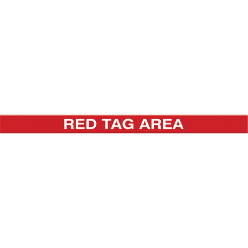 Tough-Mark Heavy-Duty Floor Marking, Rectangle, 48" L x 2" W, Red, Polyethylene Kelford