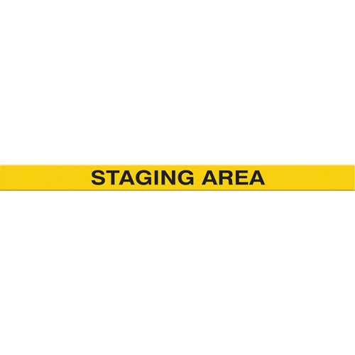 Tough-Mark Heavy-Duty Floor Marking, Rectangle, 48" L x 4" W, Yellow, Polyethylene Kelford