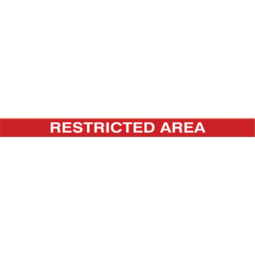 Tough-Mark Heavy-Duty Floor Marking, Rectangle, 48" L x 2" W, Red, Polyethylene Kelford