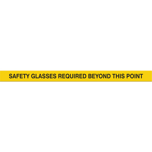 Tough-Mark Heavy-Duty Floor Marking, Rectangle, 48" L x 3" W, Yellow, Polyethylene Kelford