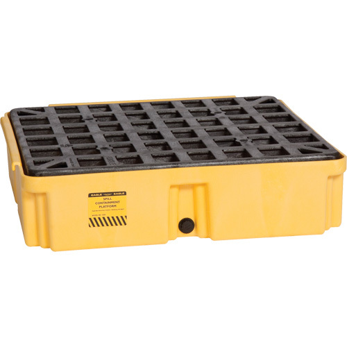 Plateforme de d&eacute;versement modulaire, Capacit&eacute; de d&eacute;versement 15 gal. US, 26" x 26,25" x 6,5" Kelford