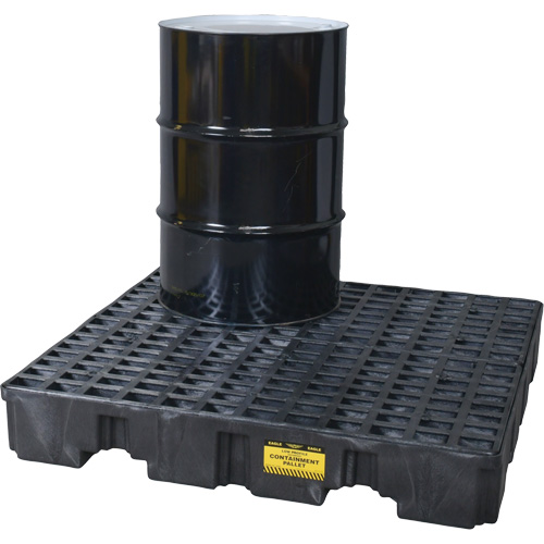 Spill Containment Pallet, 66 US gal. Spill Capacity, 51.5" x 51.5" x 8" Kelford