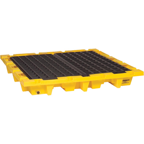Spill Containment Pallet, 66 US gal. Spill Capacity, 58.5" x 58.5" x 7.75" Kelford