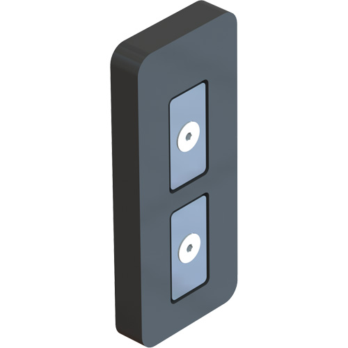 Embout magn&eacute;tique pour ruban/banni&egrave;re PLUS, Noir Kelford