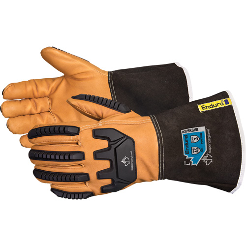 Endura&reg; Anti-Impact Driver's Gloves, Small, Grain Goatskin Palm, Kevlar&reg; Inner Lining Kelford