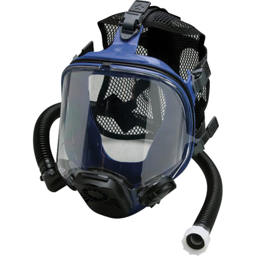 Full-Face Supplied Air Respirator, Silicone, One Size Kelford