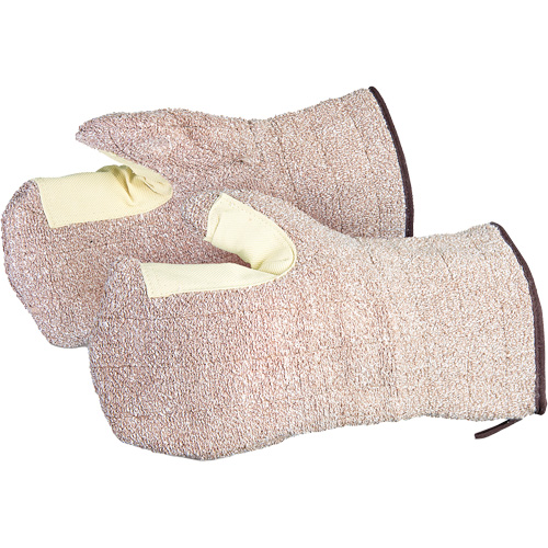 CoolGrip&reg; Baker's Mitts, Terry Cloth, Large, Protects Up To 446° F (230° C) Kelford
