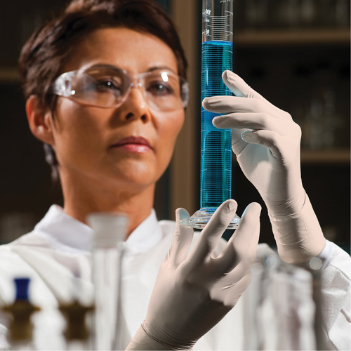 Gants m&eacute;dicaux Kimtech XTRA-PFE, Moyen, Latex, 6 mils, Sans poudre, Blanc, Classe 2 Kelford