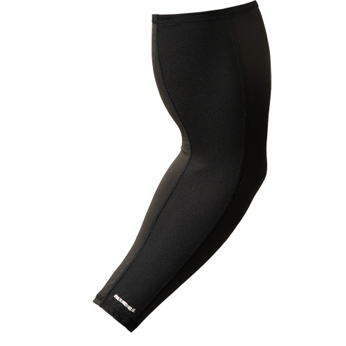 Chill-Its&reg; 6690 Cooling Arm Sleeves, 17", Polyester, Black Kelford