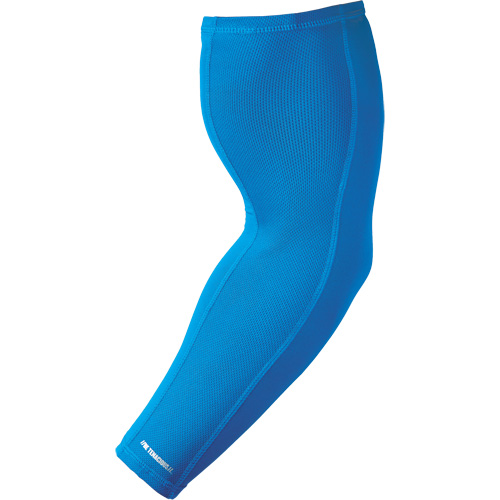 Chill-Its&reg; 6690 Cooling Arm Sleeves, 17", Polyester, Blue Kelford
