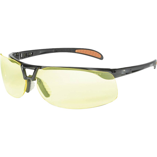 Lunettes de s&eacute;curit&eacute; Prot&eacute;g&eacute; avec lentilles HydroShield, Lentille Ambr&eacute;e, Antibu&eacute;e/Anti-&eacute;gratignures, ANSI Z87+ Kelford