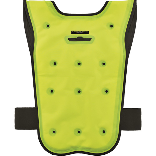 Veste refroidissante &agrave; &eacute;vaporation s&egrave;che &eacute;conomique Chill-Its 6687, Grand/T-Grand, Jaune lime haute visibilit&eacute; Kelford
