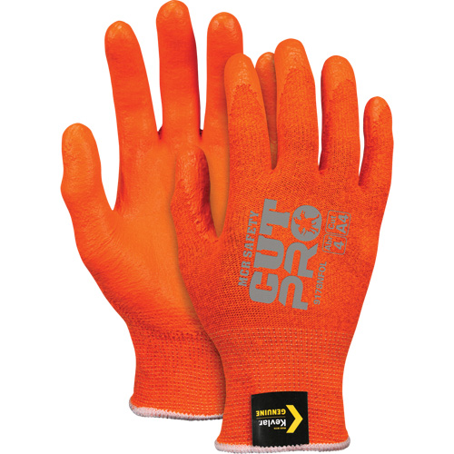 Cut Resistant Gloves, Size X-Small, 13 Gauge, Foam Nitrile Coated, Kevlar&reg; Shell, ASTM ANSI Level A4 Kelford