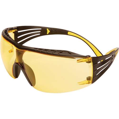 Securefit 400 Series Safety Glasses, Amber Lens, Anti-Fog/Anti-Scratch, ANSI Z87+/Meets/Exceeds CSA Z94.3 Kelford