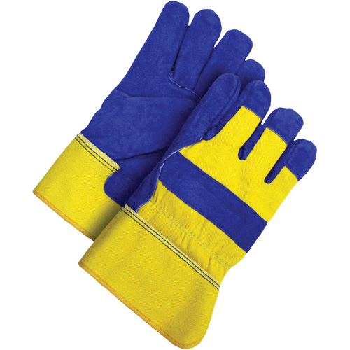 Gants d'ajusteur, Grand, Paume en Cuir de vache refendu, Doublure en Peluche d'acrylique Kelford