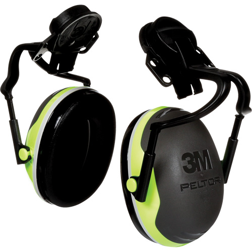 Peltor X Series X4 Earmuffs, Cap Mount, 26 NRR dB Kelford