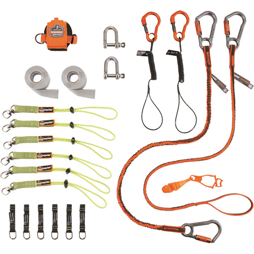 Trousse de longes de fixation d'outils pour monteurs d'&eacute;chafaudages 3187 Squids Kelford