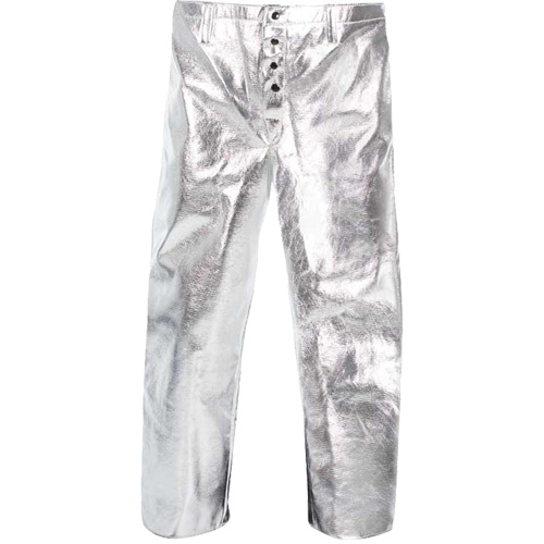 Heat Resistant Pants with Fly, 40, Aluminized Kevlar&reg; Kelford