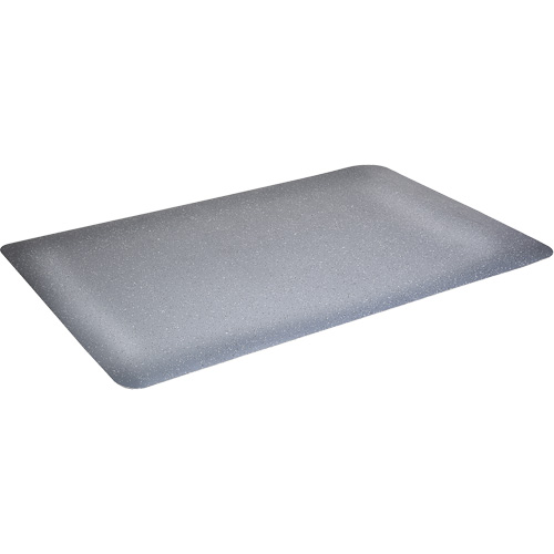 WD Foodmaster Anti-Microbial Mats, Smooth, 3' x 4' x 9/16", Grey, Nitrile/Rubber Kelford