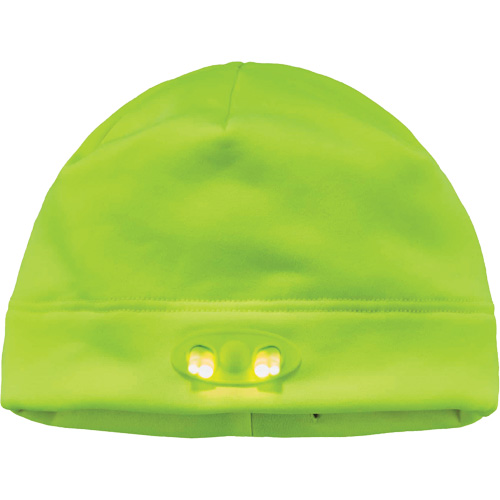 Bonnet N-Ferno &agrave; lumi&egrave;res DEL, Taille unique, Vert lime haute visibilit&eacute; Kelford