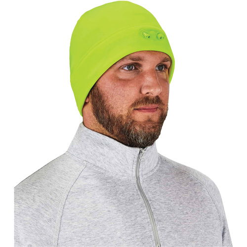 Bonnet N-Ferno &agrave; lumi&egrave;res DEL, Taille unique, Vert lime haute visibilit&eacute; Kelford