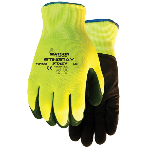 Gants isol&eacute;s Stealth Stingray, T-Grand, R&ecirc;vetement Nitrile, Calibre 13, Enveloppe en Polyester Kelford