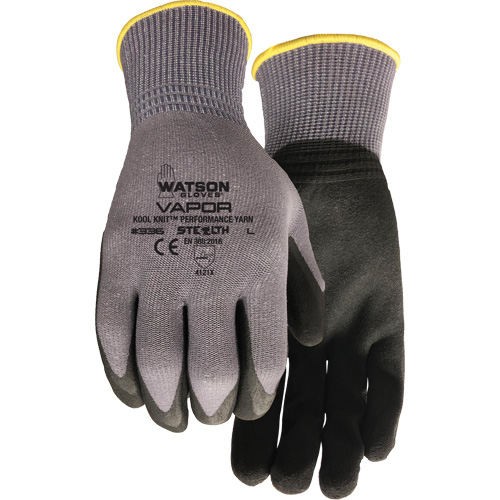 Gants enduits Stealth Vapour, Petit, R&ecirc;vetement Mousse de PVC, Calibre 15, Enveloppe en Nylon Kelford